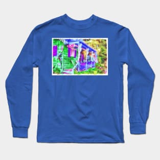 Victorian Gingerbread Cottage 16 Long Sleeve T-Shirt